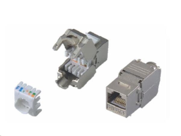 Keystone Cat5e, STP, beznástrojový, 180 st. svorkovnica, typ 110, 16 mm