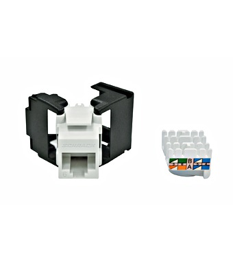 Keystone RJ45 UTP,Cat.6 de-embedded, samozářezový, SFA HSEMRJ6UWS