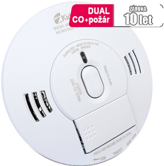 Kidde 10SCO Hlásič plynu CO a požáru 0047871104062
