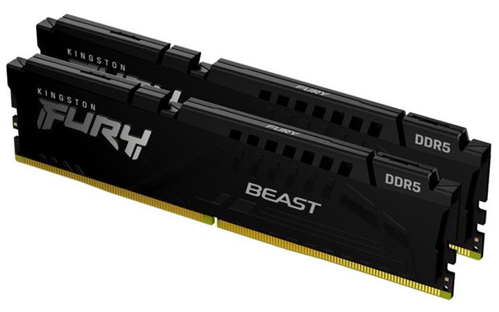 KINGSTON 16GB 5600MHz DDR5 CL40 DIMM (Kit of 2) FURY Beast Black KF556C40BBK2-16