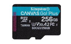 KINGSTON, 256GB micSDXC 170R A2 U3 V30 S Pack+ADP SDCG3/256GBSP