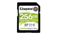 Kingston 256GB SecureDigital Canvas Select Plus (SDXC) 100R 85W Class 10 UHS-I SDS2/256GB