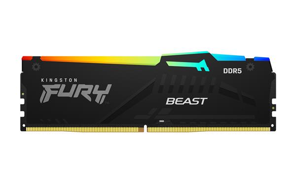 KINGSTON 32GB 5200MHz DDR5 CL40 DIMM FURY Beast RGB KF552C40BBA-32