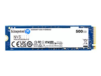 KINGSTON, 500G NV3 M.2 2280 PCIe 4.0 NVMe SSD SNV3S/500G