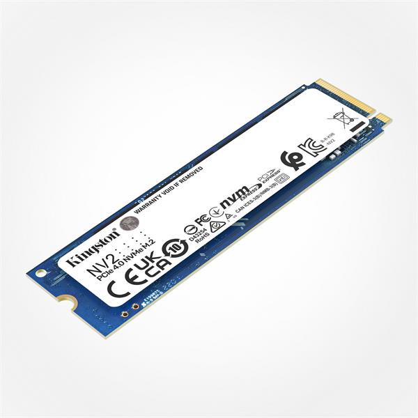 Kingston 500GB NV2 SSD PCIe 4.0 NVMe M.2 2280 ( r3500MB/s, w2100 MB/s ) SNV2S/500G