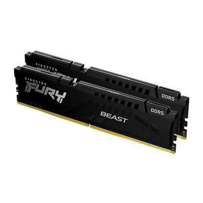 KINGSTON 64GB 6000MT/s DDR5 CL30 DIMM (Kit of 2) FURY Beast Black EXPO KF560C30BBEK2-64
