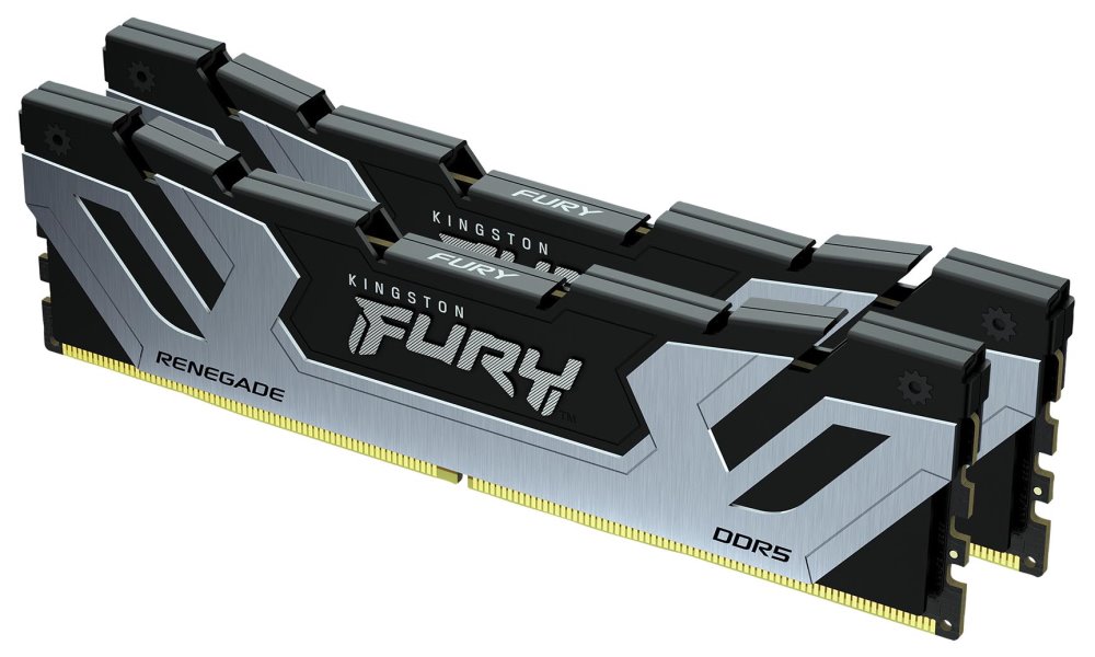 KINGSTON CUDIMM DDR5 48GB (Kit of 2) 8400MT/s CL40 FURY Renegade Silver XMP KF584CU40RSK2-48