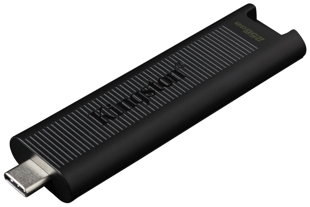 KINGSTON DataTraveler Max 256GB / USB 3.2 Gen2 Type-C / až 1.000MB/s zápis / černá DTMAX/256GB