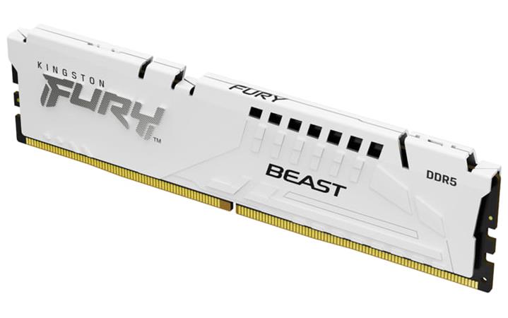 KINGSTON DIMM DDR5 16GB 6400MT/s CL32 ECC FURY Beast EXPO Bílá KF564C32BWE-16