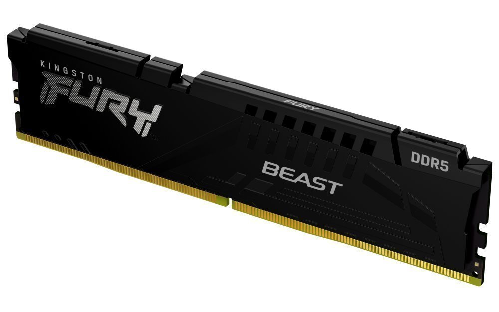 KINGSTON DIMM DDR5 32GB 6000MT/s CL30 ECC FURY Beast XMP Černá KF560C30BB-32