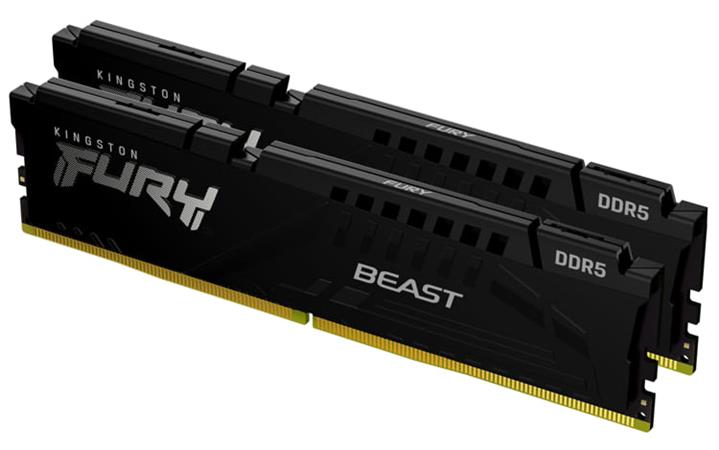 KINGSTON DIMM DDR5 32GB (Kit of 2) 6400MT/s CL32 ECC FURY Beast EXPO Černá KF564C32BBEK2-32