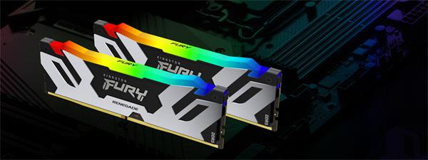 KINGSTON DIMM DDR5 32GB(Kit of 2) 7600MT/s CL38 FURY Renegade RGB XMP KF576C38RSAK2-32