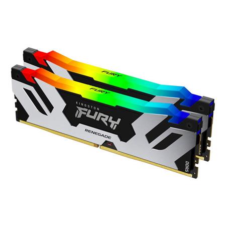 KINGSTON DIMM DDR5 32GB(Kit of 2) 8000MT/s CL38 FURY Renegade RGB XMP KF580C38RSAK2-32