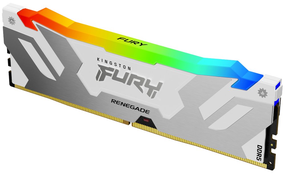 KINGSTON DIMM DDR5 FURY Renegade White RGB XMP 16GB 6800MT/s CL36 KF568C36RWA-16