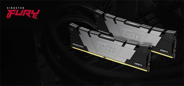 KINGSTON FURY Renegade 16GB DDR4 4266MT/s / CL19 / DIMM / Black / Kit 2x 8GB KF442C19RB2K2/16