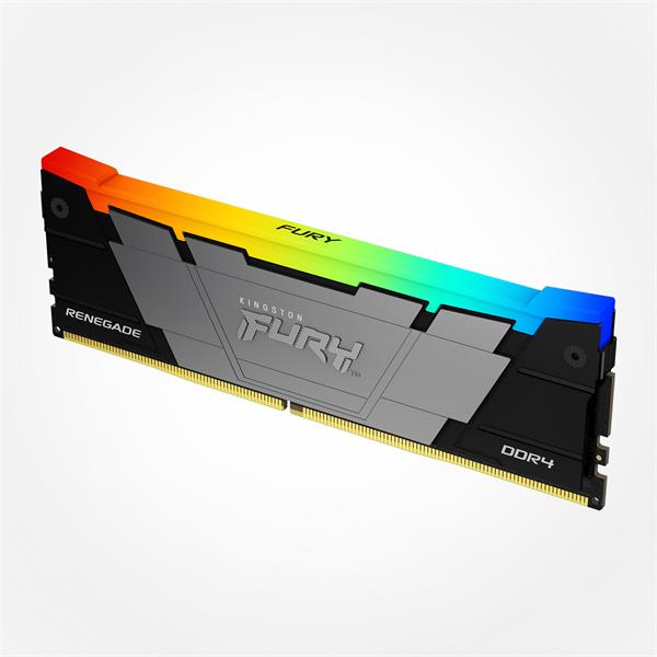 KINGSTON FURY Renegade RGB 16GB DDR4 3600MT/s / CL16 / DIMM / Black KF436C16RB12A/16
