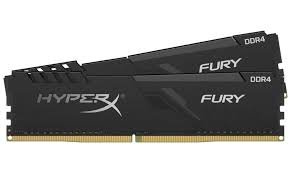 KINGSTON HyperX FURY 16GB DDR4 3200MHz / DIMM / CL16 / černá / KIT 2x 8GB HX432C16FB3K2/16