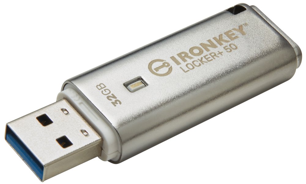 KINGSTON IronKey Locker+ 50 32GB / USB 3.2 / Šifrování XTS-AES IKLP50/32GB