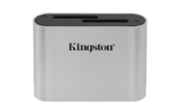 Kingston USB3.2 Gen1 Workflow Dual-Slot SDHC/SDXC UHS-II Card Reader WFS-SD