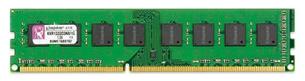 Kingston ValueRAM - DDR3 - 4 GB - DIMM 240 pinů - 1333 MHz / PC3-10600 - CL9 - 1.5 V - bez vyrovnáv KVR13N9S8/4