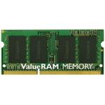 Kingston ValueRAM - DDR3 - 4 GB - SO-DIMM 204-pin - 1600 MHz / PC3-12800 - CL11 - 1.5 V - bez vyrov KVR16S11S8/4