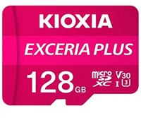 KIOXIA Exceria Plus microSD card 128GB M303, UHS-I U3 Class 10 LMPL1M128GG2