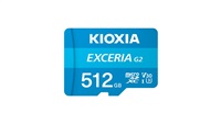 KIOXIA microSD Karta EXCERIA G2 512GB, UHS-I U3 V30, s Adaptérem LMEX2L512GG2
