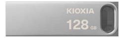 Kioxia USB flash disk, USB 3.0, 128GB, Biwako U366, Biwako U366, strieborný, LU366S128GG4