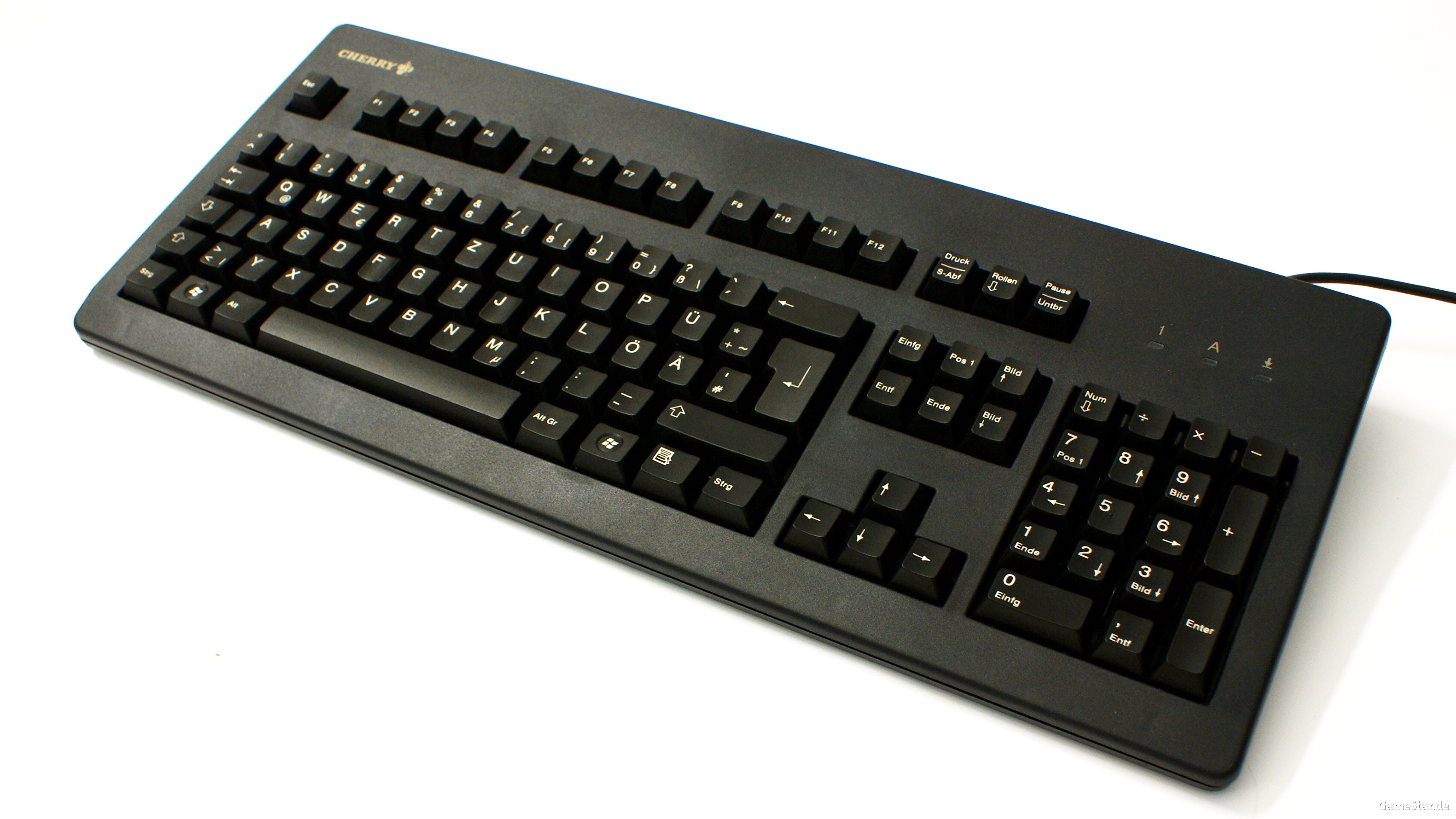Klávesnica Cherry G80-3000LPCDE-2, KEY, USB&PS/2, tmavá, DE