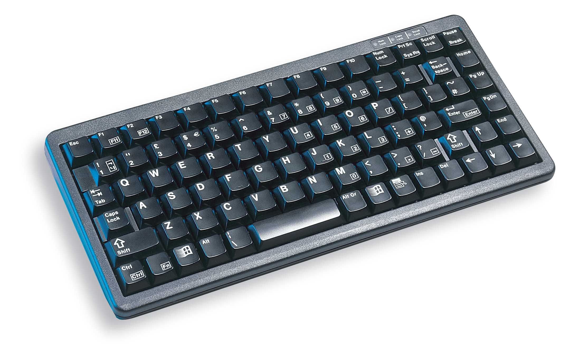 Klávesnica Cherry G84-4100LCMDE-2, KEY, USB&PS/2, černá, 86 kláves, DE
