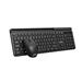 Klávesnice C-TECH Quallis WLKMC-05, bezdrátový combo set s myší, černý, USB, CZ/SK WLKMC-05B