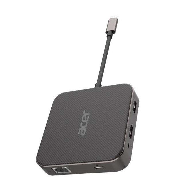 Kľúč ACER 7v1 typu C: 3 x USB3.0, 1 x HDMI, 1 x pd typu C, 1 x čítačka sd kariet, 1 x čítačka tf kariet HP.DSCAB.013