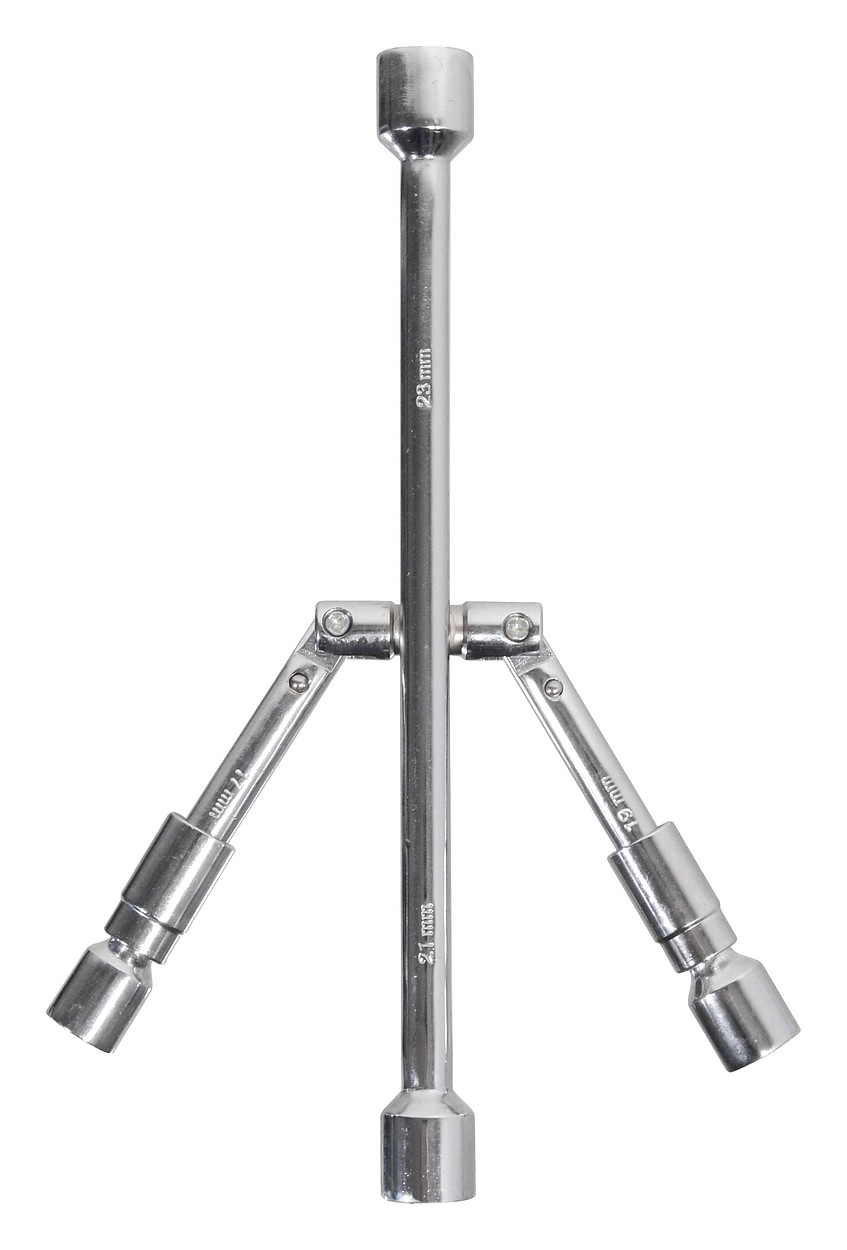 Kľúč Compass na kolesá 17-19/21-23 mm, skladací 09413