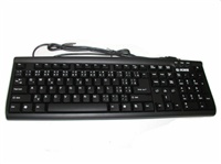 KME klávesnice 2201 Standart CZ, PS/2-stříb.-černá