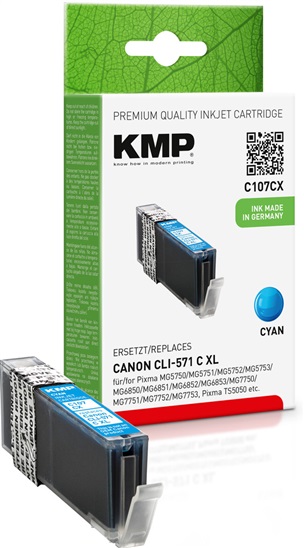 KMP C107CX (CLI-571C XL) 4011324156935