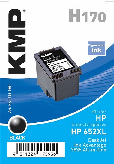 KMP H170 (HP 652 Black) 4011324175936