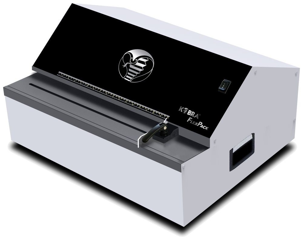 KOBRA perforátor kartonu FLEXPACK DESKTOP/ příčný řez 6 x 60 mm/ pracovní síře 427 mm/ 2-3 vrstvy KOBRA-FLEXPACK-DESKTOP