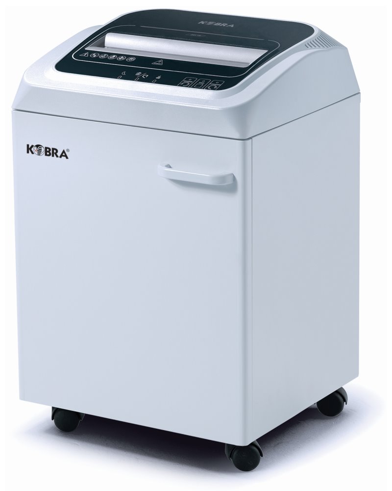 KOBRA skartovač 245 TS C4/ příčný řez 3,9 x 40 mm/ A4/ kapacita 23 listů/ objem 40l/ automat. mazání/ KOBRA-245-TS-C4-AO