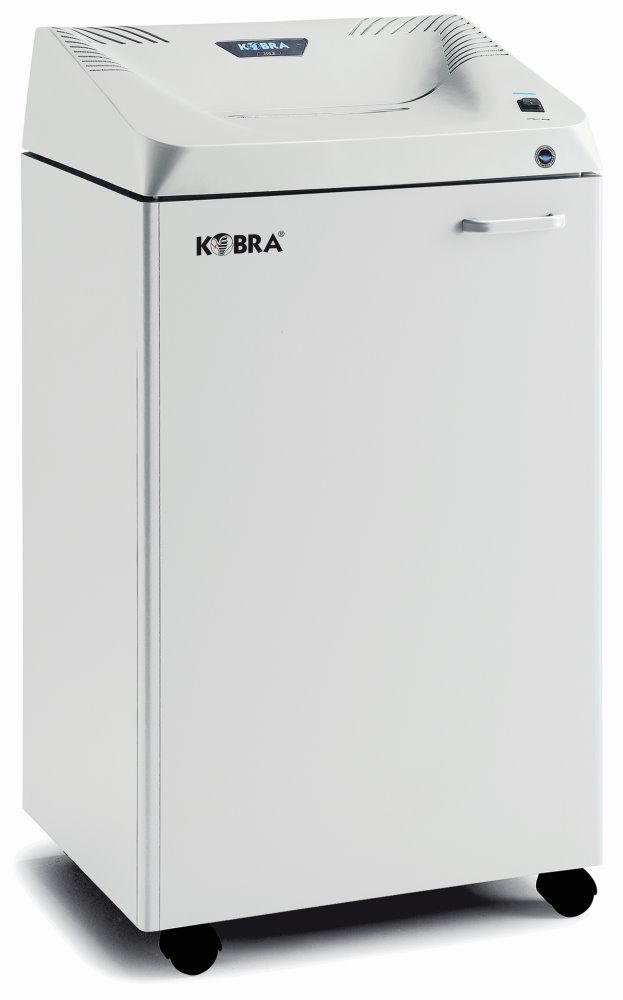KOBRA skartovač 300.2 C4/ příčný řez 3,9 x 40 mm/ A4/ kapacita 27 listů/ objem koše 150l/ stupeň utajení KOBRA-300-2-C4