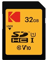 Kodak paměťová SD karta 32GB UHS-I U1 V10 Premium EKMSD32GHC10K