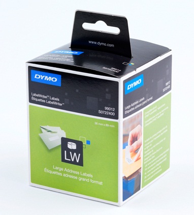 Kompatibilná rolka DYMO 99012 Large Adress Labels 89x39mm , 260ks biela (veľké adresné štítky) S0722400