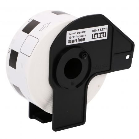 Kompatibilné štítky pre tlačiareň BROTHER QL - typ DK-11215 - 29 mm x 90 mm - 700 kusov, biele