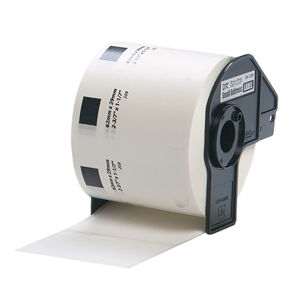 Kompatibilné štítky pre tlačiarne BROTHER QL - typ DK-11209 - 62 mm x 29 mm - 800 kusov, biele ( úzké adres ECO-DK-11209