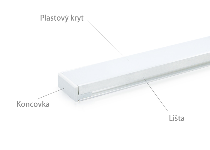 Koncovka K HR-ALU plastová
