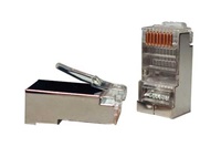 Konektor STP RJ45 (8p8c), Cat5E, 30µm, licna - 100 ks IDA00604