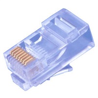 Konektor UTP RJ45 (8p8c), Cat5E, 30µm, licna - 100 ks IDA0031