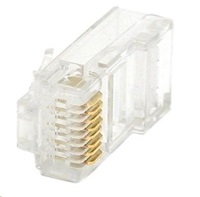 Konektor UTP RJ45 (8p8c), Cat6, 50µm, licna - 100 ks IDA00601