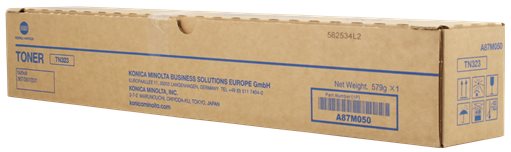 Konica Minolta originál toner A87M050, black, 23000str., TN-323, Bizhub 227, 287, 367