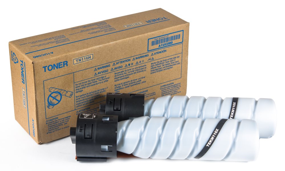 Konica Minolta originál toner TN116K, black, 22000 (2x11000)str., A1UC050, Konica Minolta Bizhub 16