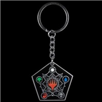 Konix Magic: The Gathering "Colors" Metal Keychain KX-MAG-KC-5C